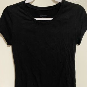 Plain black shirt